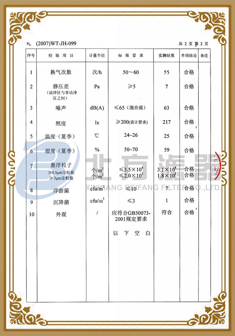 洁净厂房检验报告-3